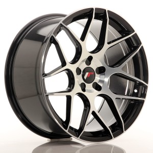 Felga aluminiowa JR Wheels JR18 20x10 ET20-45 5H BLANK Gloss Black Machined Face