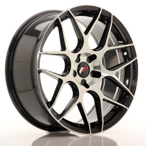 Felga aluminiowa JR Wheels JR18 20x8,5 ET20-40 5H BLANK Gloss Black Machined Face