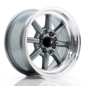 Felga aluminiowa JR Wheels JR19 14x7 ET0 4x100/114 Gun Metal w/Machined Lip