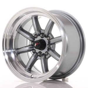 Felga aluminiowa JR Wheels JR19 14x8 ET-13 4x100/114 Gun Metal w/Machined Lip