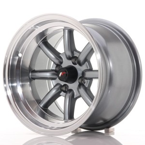Felga aluminiowa JR Wheels JR19 14x9 ET-25 4x100 Gun Metal w/Machined Lip