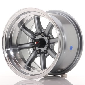 Felga aluminiowa JR Wheels JR19 14x9 ET-25 4x100/114 Gun Metal w/Machined Lip
