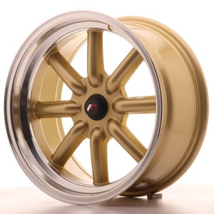 Felga aluminiowa JR Wheels JR19 17x8 ET-20-0 BLANK Gold w/Machined Lip