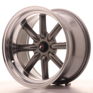 Felga aluminiowa JR Wheels JR19 17x9 ET-25-(-10) BLANK Gun Metal w/Machined Lip