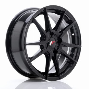 Felga aluminiowa JR Wheels JR21 17x7 ET25-40 4H BLANK Glossy Black