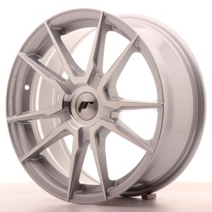 Felga aluminiowa JR Wheels JR21 17x7 ET25-40 BLANK Silver Machined Face