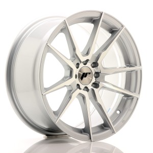 Felga aluminiowa JR Wheels JR21 17x8 ET35 4x100/114 Silver Machined Face