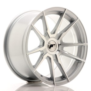 Felga aluminiowa JR Wheels JR21 17x9 ET25-35 BLANK Silver Machined Face