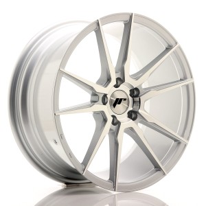 Felga aluminiowa JR Wheels JR21 18x8,5 ET40 5x112/114 Silver Machined Face