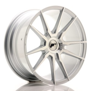Felga aluminiowa JR Wheels JR21 18x8,5 ET20-40 BLANK Silver Machined Face