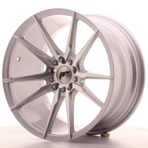 Felga aluminiowa JR Wheels JR21 18x9,5 ET35 5x100/120 Silver Machined Face
