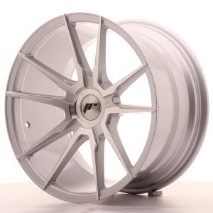 Felga aluminiowa JR Wheels JR21 18x9,5 ET20-40 BLANK Silver Machined Face