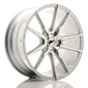 Felga aluminiowa JR Wheels JR21 19x8,5 ET35-43 5H BLANK Silver Machined Face