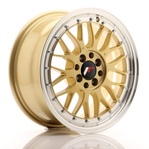 Felga aluminiowa JR Wheels JR23 16x7 ET40 4x100/114,3 Gold w/Machined Lip