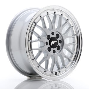 Felga aluminiowa JR Wheels JR23 16x7 ET40 4x100/114,3 Hyper Silver w/Machined Lip