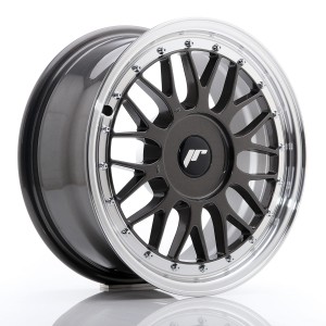 Felga aluminiowa JR Wheels JR23 16x7 ET20-45 BLANK Hyper Gray w/Machined Lip