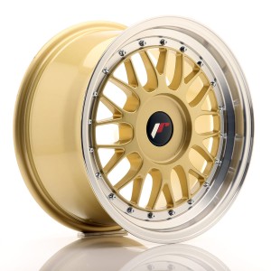Felga aluminiowa JR Wheels JR23 16x8 ET20-45 BLANK Gold w/Machined Lip