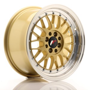 Felga aluminiowa JR Wheels JR23 16x8 ET20 4x100/108 Gold w/Machined Lip