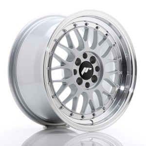 Felga aluminiowa JR Wheels JR23 16x8 ET20 4x100/108 Hyper Silver w/Machined Lip
