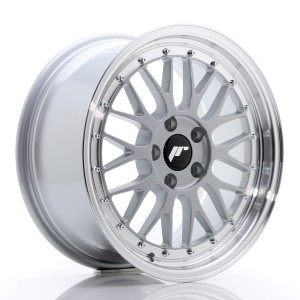 Felga aluminiowa JR Wheels JR23 17x8 ET40 5x112 Hyper Silver w/Machined Lip