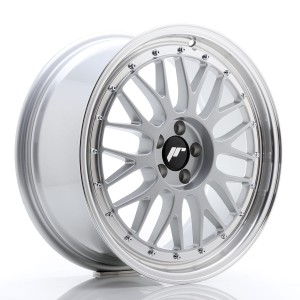 Felga aluminiowa JR Wheels JR23 18x8 ET35 5x100 Hyper Silver w/Machined Lip