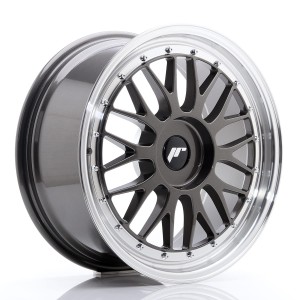Felga aluminiowa JR Wheels JR23 18x8 ET30-45 BLANK Hyper Gray w/Machined Lip