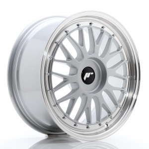 Felga aluminiowa JR Wheels JR23 18x8 ET30-45 BLANK Hyper Silver w/Machined Lip