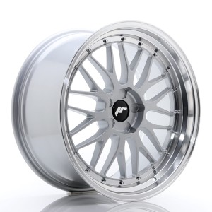 Felga aluminiowa JR Wheels JR23 20x10 ET20-38 5H BLANK Hyper Silver w/Machined Lip