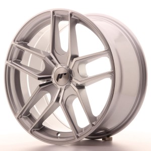 Felga aluminiowa JR Wheels JR25 18x8,5 ET20-40 5H BLANK Silver Machined Face