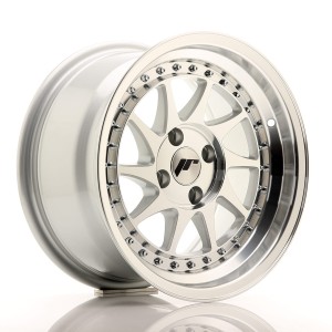 Felga aluminiowa JR Wheels JR26 15x8 ET5 4x100 Silver Machined Face