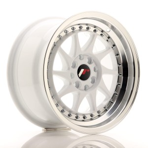 Felga aluminiowa JR Wheels JR26 15x8 ET25 4x100/108 White w/Machined Lip
