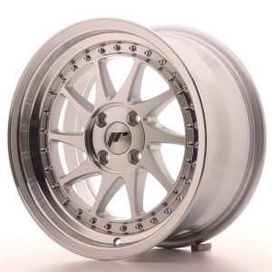 Felga aluminiowa JR Wheels JR26 16x8 ET30 4x100 Silver Machined Face