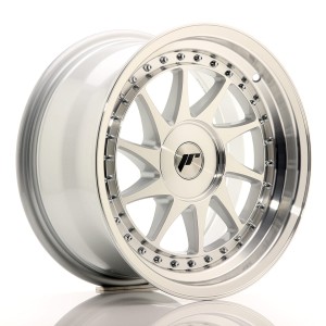 Felga aluminiowa JR Wheels JR26 16x8 ET10-30 BLANK Silver Machined Face