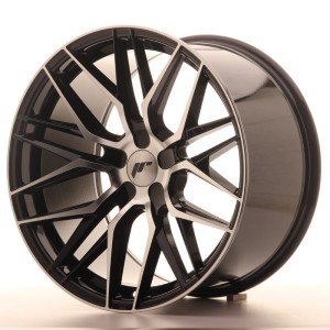 Felga aluminiowa JR Wheels JR28 19x10,5 ET20-40 5H BLANK Gloss Black Machined Face