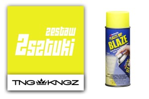 Zestaw PlastiDip Blaze do pomalowania 4 felg 14-16" - kolor żółty fluorescencyjny