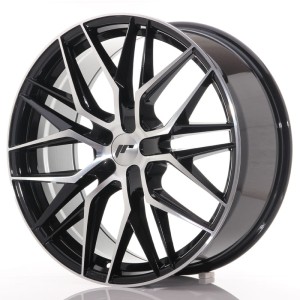 Felga aluminiowa JR Wheels JR28 21x9 ET15-45 5H BLANK Gloss Black Machined Face