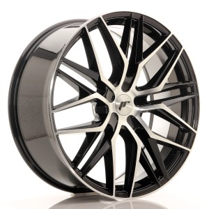 Felga aluminiowa JR Wheels JR28 22x9 ET30-45 5H BLANK Gloss Black Machined Face