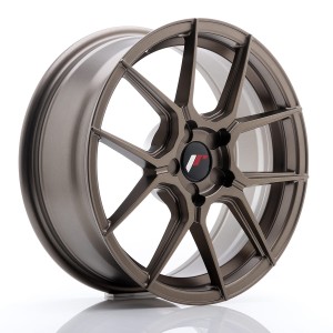 Felga aluminiowa JR Wheels JR30 17x7 ET20-40 5H BLANK Matt Bronze