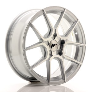 Felga aluminiowa JR Wheels JR30 17x7 ET20-40 5H BLANK Silver Machined Face