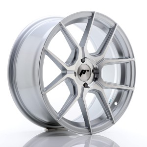 Felga aluminiowa JR Wheels JR30 17x8 ET40 4x100 Silver Machined Face