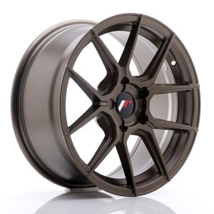 Felga aluminiowa JR Wheels JR30 17x8 ET20-40 5H BLANK Matt Bronze