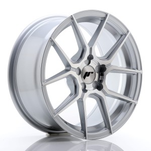 Felga aluminiowa JR Wheels JR30 17x8 ET20-40 5H BLANK Silver Machined Face