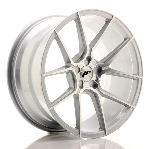 Felga aluminiowa JR Wheels JR30 19x9,5 ET35-40 5H BLANK Silver Machined Face