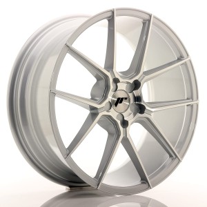 Felga aluminiowa JR Wheels JR30 20x8,5 ET20-40 5H BLANK Silver Machined Face