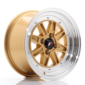 Felga aluminiowa JR Wheels JR31 15x7.5 ET20 4x100 Gold w/Machined Lip