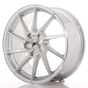 Felga aluminiowa JR Wheels JR36 18x8 ET20-52 5H BLANK Silver Brushed Face