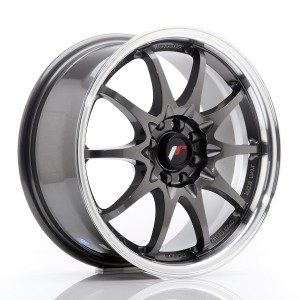 Felga aluminiowa JR Wheels JR5 16x7 ET30 4x100/108 Gun Metal w/Machined Lip