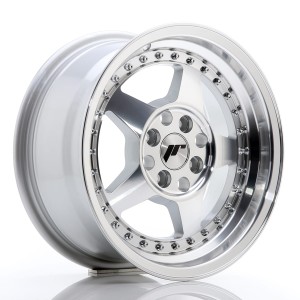 Felga aluminiowa JR Wheels JR6 15x7 ET35 4x100 Silver Machined Face