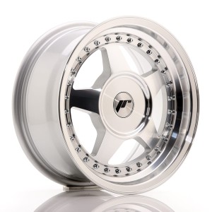 Felga aluminiowa JR Wheels JR6 15x7 ET20-35 BLANK Silver Machined Face