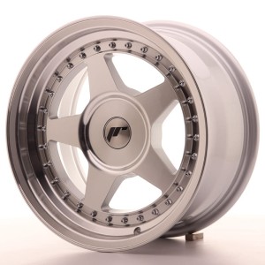 Felga aluminiowa JR Wheels JR6 16x8 ET10-30 BLANK Silver Machined Face